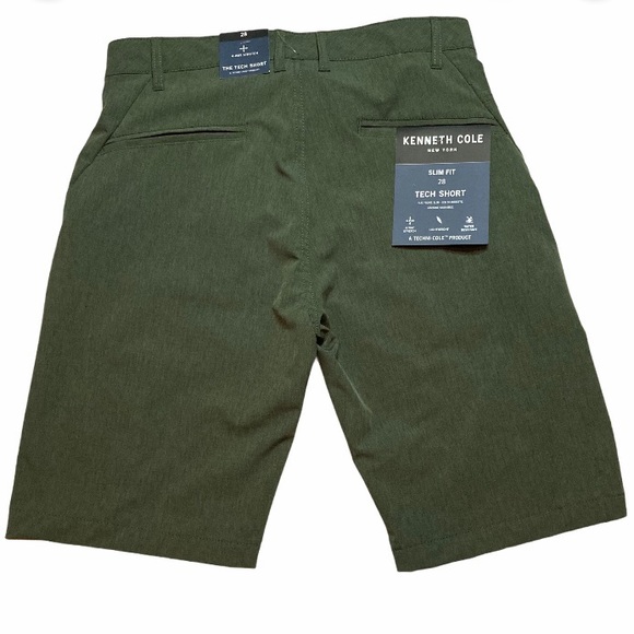 Kenneth Cole Men’s Slim Fit Tech Shorts - Picture 2 of 9